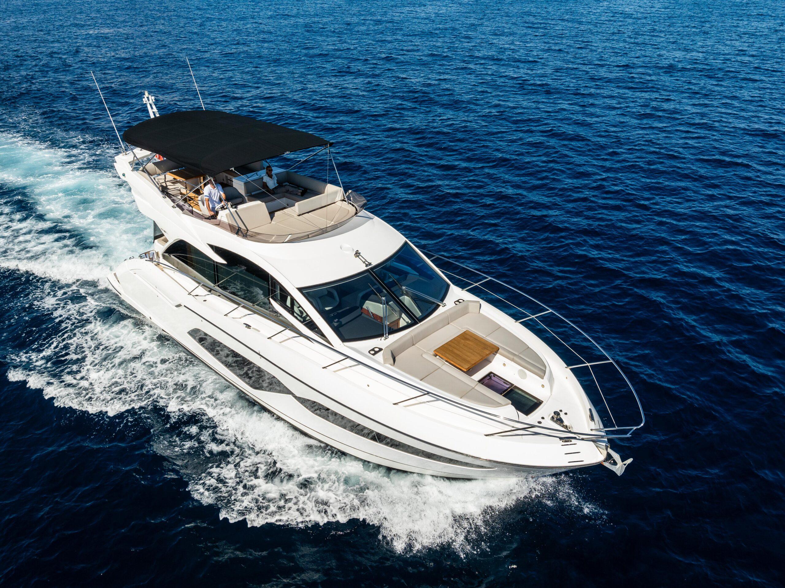 Sunseeker Manhattan 52 “Cruiser Aurora”, a motor yacht for charter in Malta at Portomaso