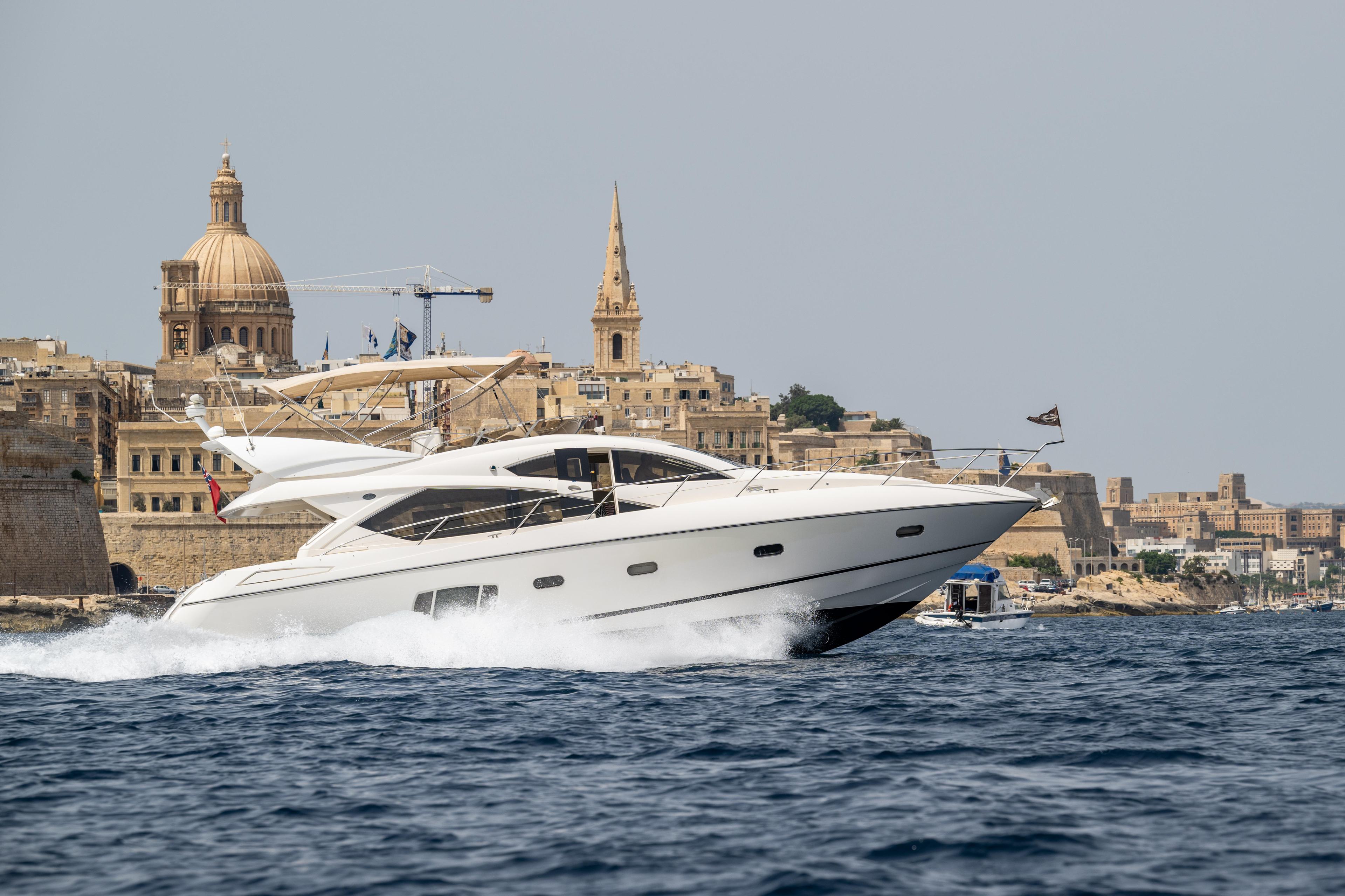 Sunseeker Manhattan 60, 2009, for sale in Malta through Yacht Hub Group